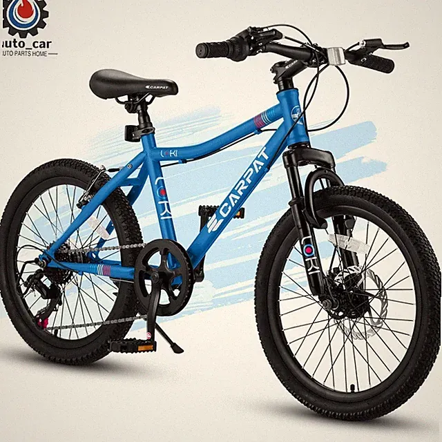 20in Kids Mountain Bike 7-Speed Shimano,Front Disc Brake,Ages 6-12,Steel Frame