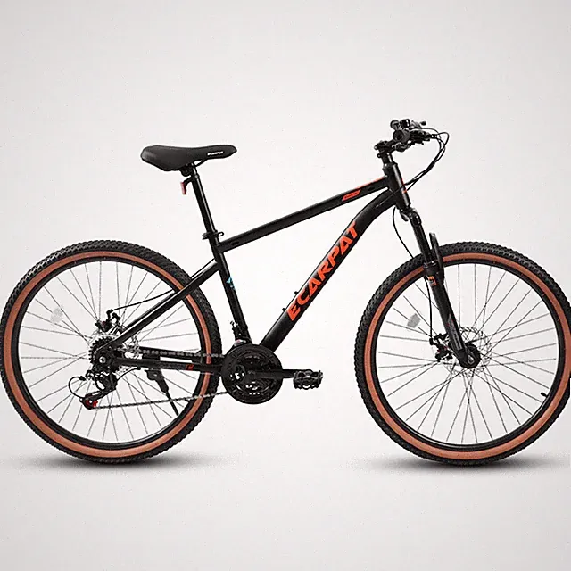 24" Mountain Bike 21 Speed Disc Brakes Front Fork Shock for Trail Commuter City