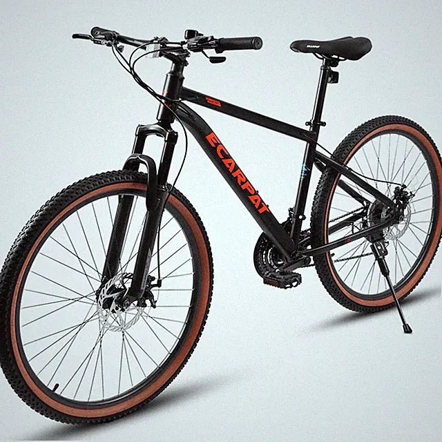 24“ Wheels Mountain Bike 21-Speed Trail Commuter Bicycles Carbon Steel Frame