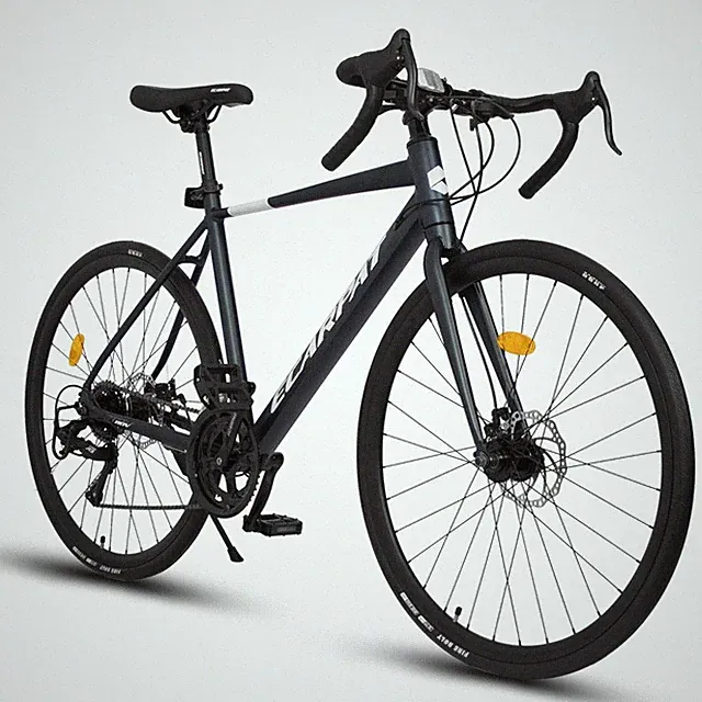 700C Road Bike 16 Speeds Outdoor Racing Bike Disc Brakes Aluminum Frame Drop Bar