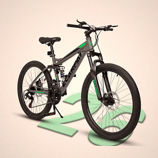 Ecarpat 24/26/27.5 Inch Mountain Bike Full Suspension, 21 Speed Mountain Bicy...