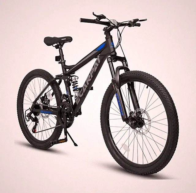 Ecarpat 26 Inch Mountain Bike, Full/Front Suspension Mens Boys Mounta...