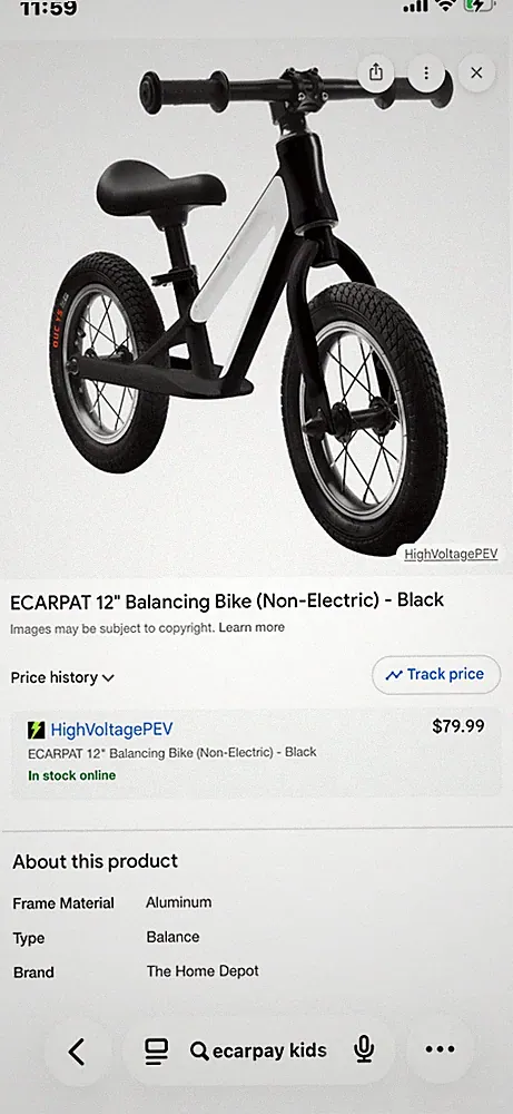ECARPAT BALANCE BIKE