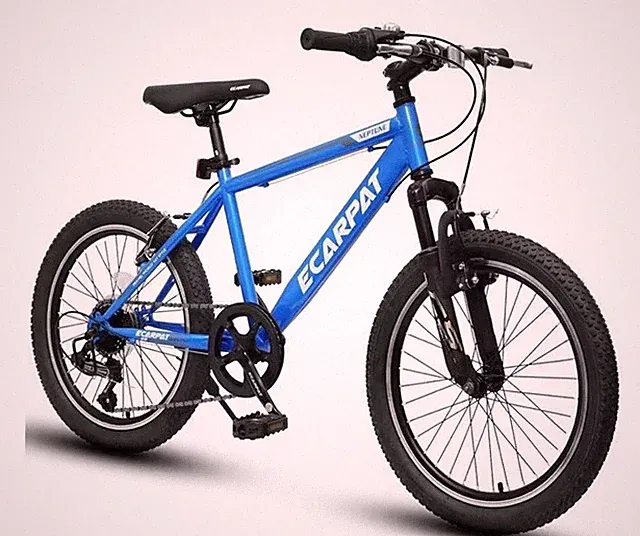 Ecarpat Neptune 20" Mountain Bike Front Suspension 7-Speed Mech Disc Blue
